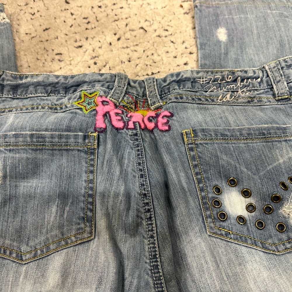 Buffalo embroidered Sammy jeans. #226 numbered edition jeans.
